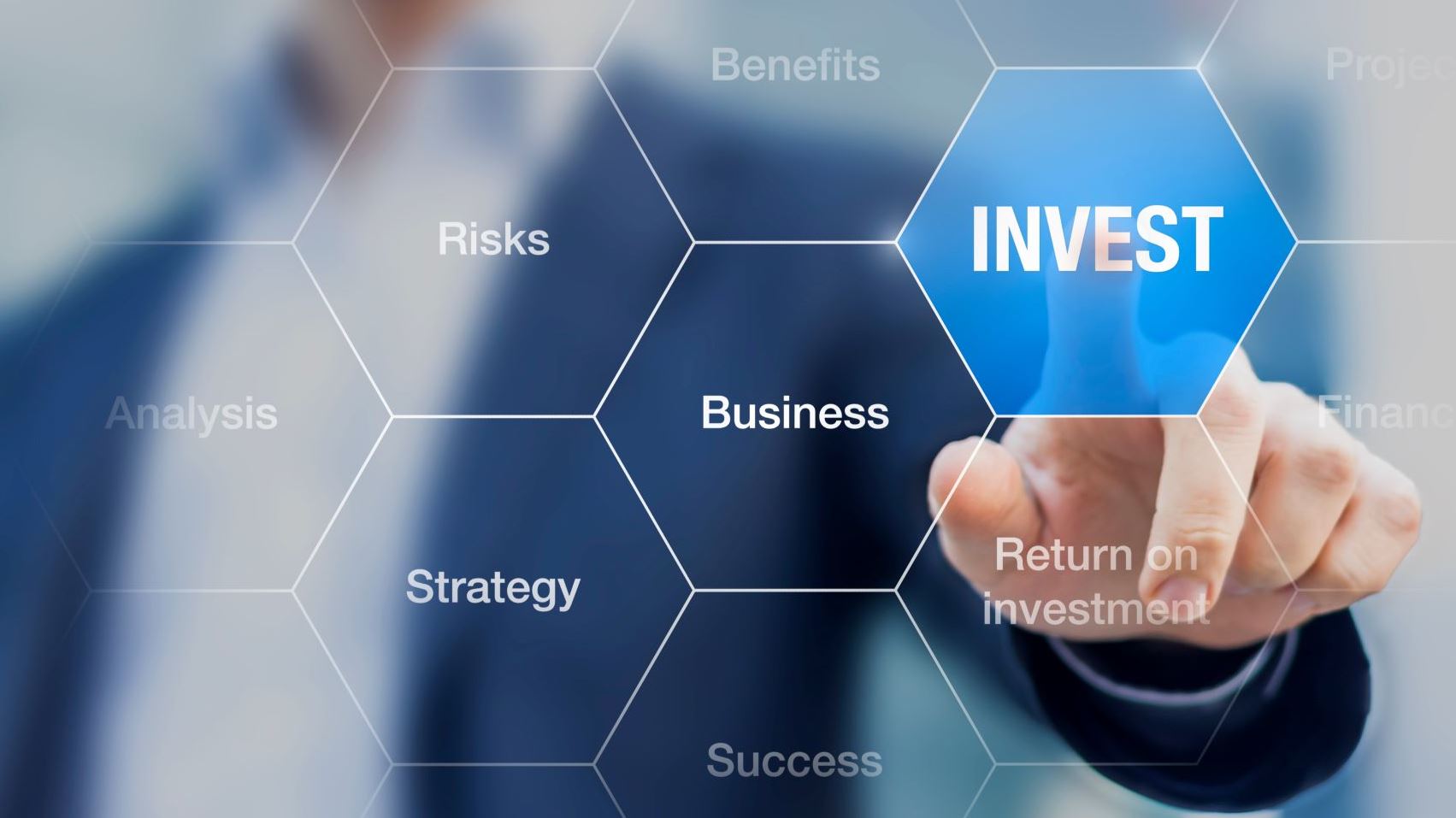 image of the word invest
